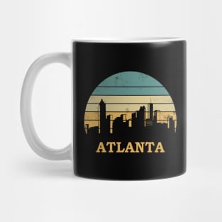 Atlanta skyline downtown city design Mug